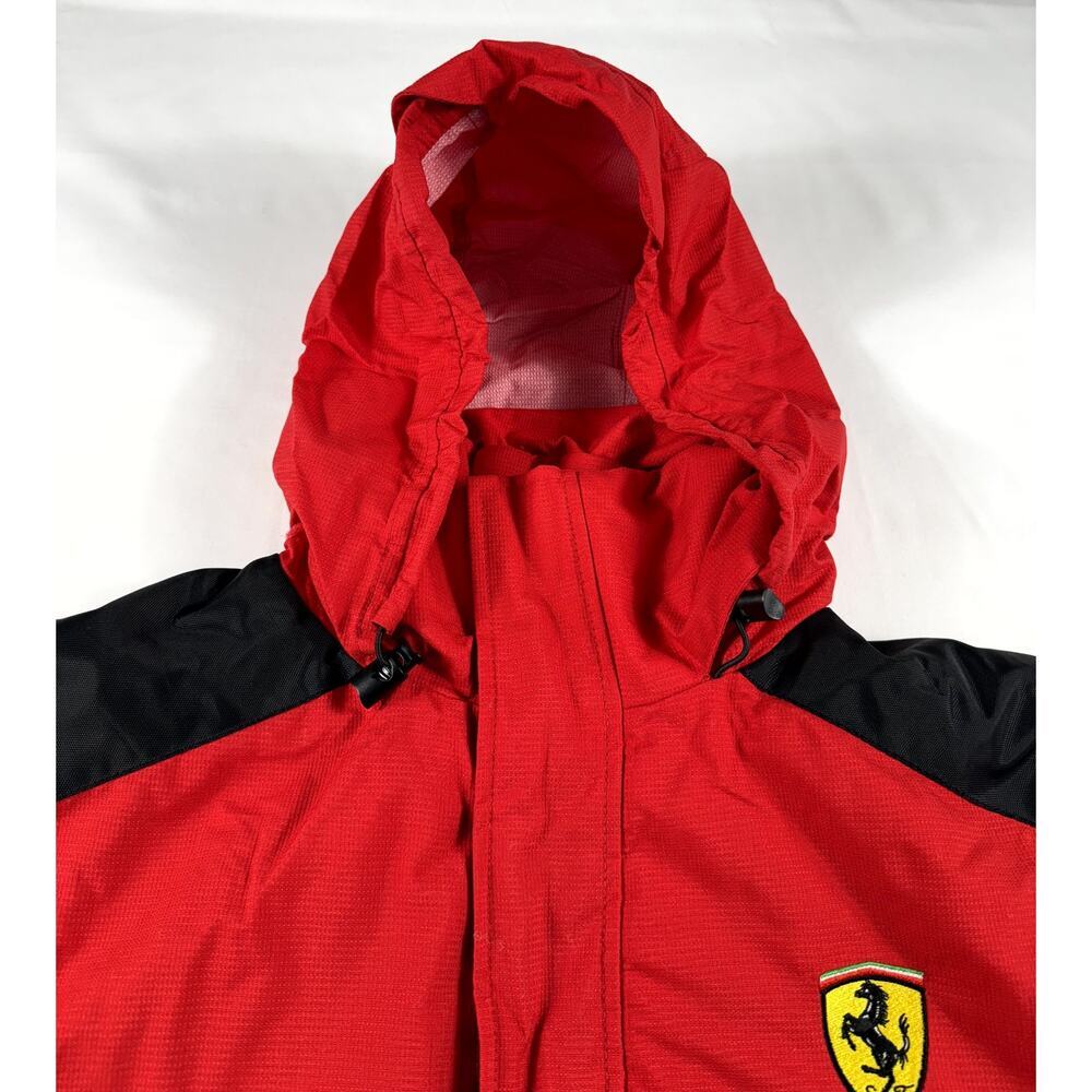 Ferrari Vintage 2002 men’s hooded full zip Racing Jacket Size L - Picture 2 of 16
